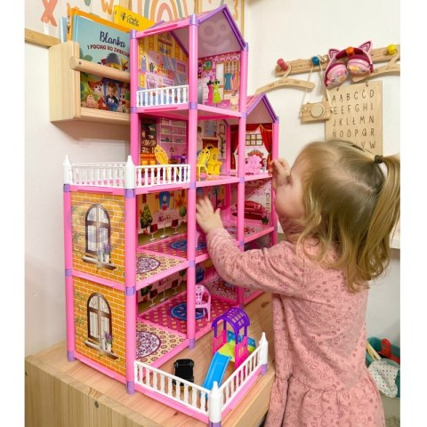 WOOPIE Mega Willa Domek dla Lalek LOVELY HOUSE 194 el. WOOPIE Mega Willa Domek dla Lalek LOVELY HOUSE 194 el.