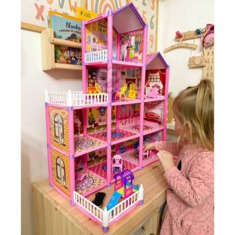 WOOPIE Mega Willa Domek dla Lalek LOVELY HOUSE 194 el. WOOPIE Mega Willa Domek dla Lalek LOVELY HOUSE 194 el.