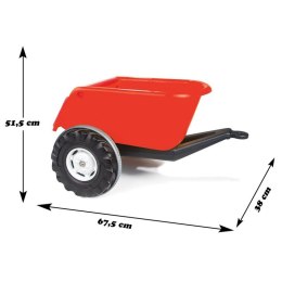WOOPIE Przyczepka Wywrotka SUPER TRAILER Czerwona 35 kg