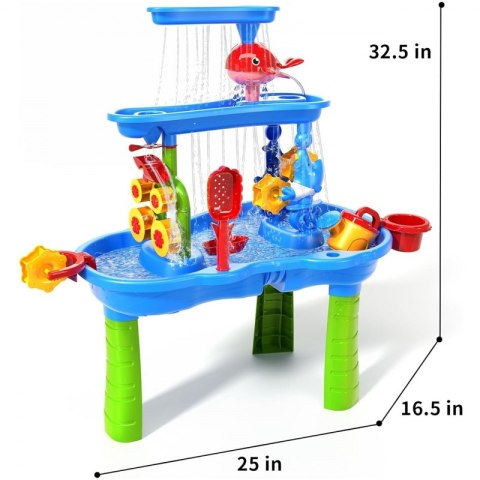WOOPIE Stolik Wodny XL Zabawa Wodą i Piaskiem 37 el. WOOPIE Stolik Wodny XL Zabawa Wodą i Piaskiem 37 el.