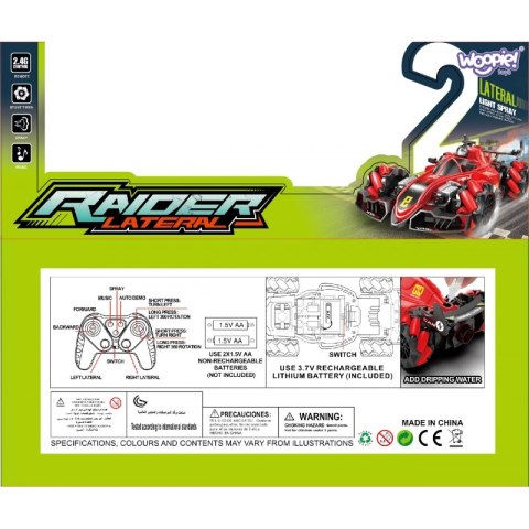 WOOPIE Zdalnie Sterowane Auto Kaskaderskie RAIDER - Efekt Dymu WOOPIE Zdalnie Sterowane Auto Kaskaderskie RAIDER - Efekt Dymu