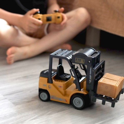 WOOPIE Zdalnie Sterowany Wózek Widłowy 2w1 Dźwig RC - Skala 1:24 WOOPIE Zdalnie Sterowany Wózek Widłowy 2w1 Dźwig RC - Skala 1:24