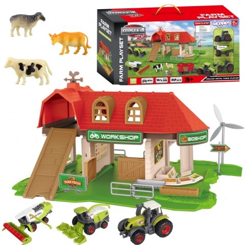 WOOPIE Zestaw Farma Zagroda Traktory + Figurki 42 el. WOOPIE Zestaw Farma Zagroda Traktory + Figurki 42 el.