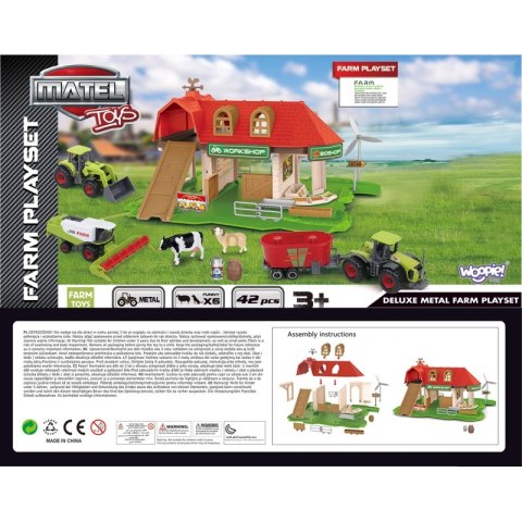WOOPIE Zestaw Farma Zagroda Traktory + Figurki 42 el. WOOPIE Zestaw Farma Zagroda Traktory + Figurki 42 el.