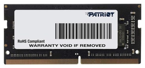 Pamięć PATRIOT (SODIMM/DDR4/16 GB/2666MHz/19CL/SINGLE) Pamięć PATRIOT (SODIMM/DDR4/16 GB/2666MHz/19CL/SINGLE)