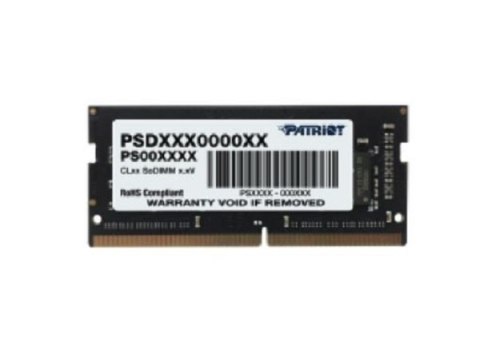 Pamięć PATRIOT (SODIMM/DDR4/16 GB/3200MHz/22 CLCL/SINGLE) Pamięć PATRIOT (SODIMM/DDR4/16 GB/3200MHz/22 CLCL/SINGLE)