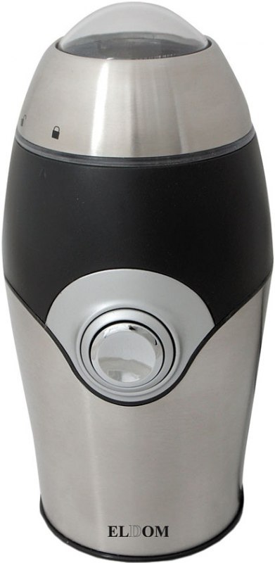 Młynek do kawy ELDOM 150W Czarno-srebrny Młynek do kawy ELDOM 150W Czarno-srebrny