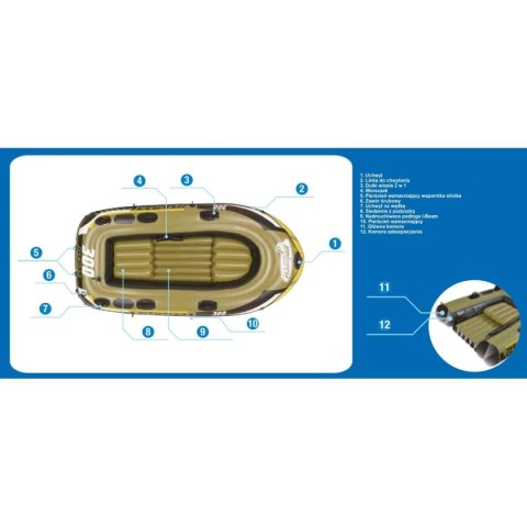 PONTON FISHMAN 300 SET 252x125x26CM 07208-1 PONTON FISHMAN 300 SET 252x125x26CM 07208-1