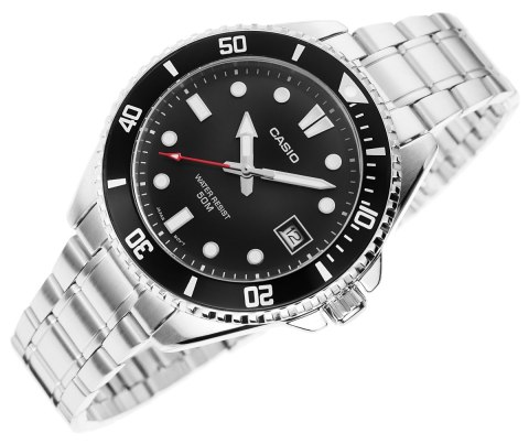 Zegarek Męski CASIO MDV-10D-1A1VEF + BOX CASIO Zegarek Męski CASIO MDV-10D-1A1VEF + BOX CASIO