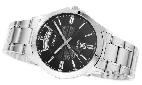 Zegarek Męski CASIO MTP-1381D-1AVDF + BOX CASIO Zegarek Męski CASIO MTP-1381D-1AVDF + BOX CASIO