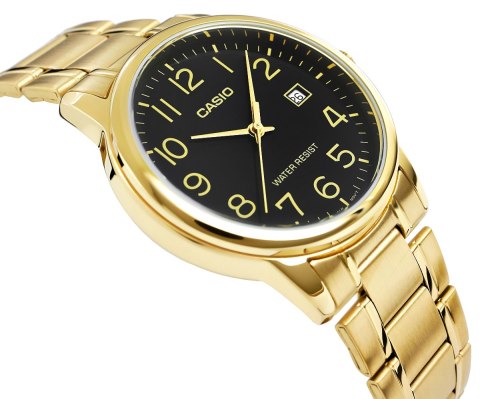 Zegarek Męski CASIO MTP-V002G-1BUDF + BOX CASIO Zegarek Męski CASIO MTP-V002G-1BUDF + BOX CASIO