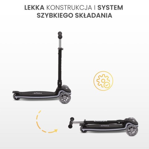 HULAJNOGA 3-KOŁOWA CARBON BLACK HULAJNOGA 3-KOŁOWA CARBON BLACK
