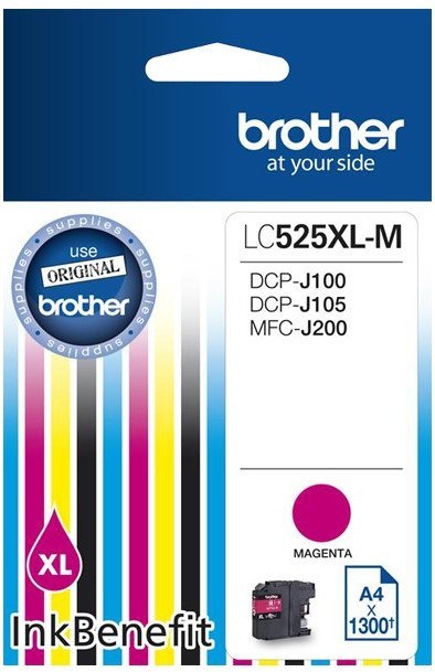 Kartridż BROTHER LC525XLM magenta LC-525XL-M Kartridż BROTHER LC525XLM magenta LC-525XL-M