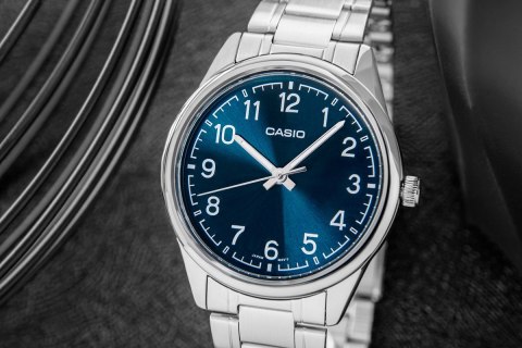 Zegarek Męski Casio MTP-V005D-2B4UDF + BOX CASIO Zegarek Męski Casio MTP-V005D-2B4UDF + BOX CASIO