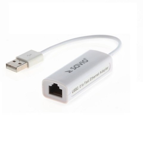 Adapter SAVIO Adapter USB-RJ45 CL-24 USB - RJ-45 (wtyk-gniazdo) Adapter SAVIO Adapter USB-RJ45 CL-24 USB - RJ-45 (wtyk-gniazdo)