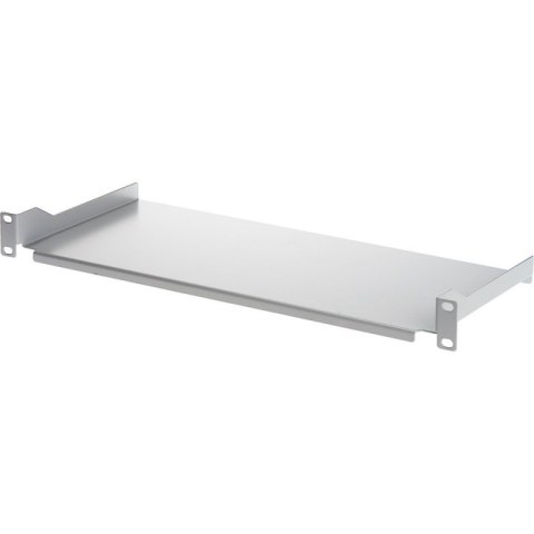 Półka 1U 200mm Rack 19, 2 pkt mocowania, pełna, szara Półka 1U 200mm Rack 19, 2 pkt mocowania, pełna, szara
