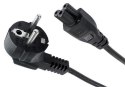 Kabel zasilający AKYGA Koniczyna 1.5m. AK-NB-001A Kabel zasilający AKYGA Koniczyna 1.5m. AK-NB-001A