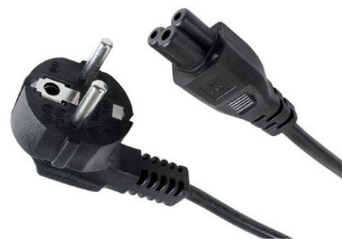Kabel zasilający AKYGA Koniczyna 1.5m. AK-NB-001A Kabel zasilający AKYGA Koniczyna 1.5m. AK-NB-001A