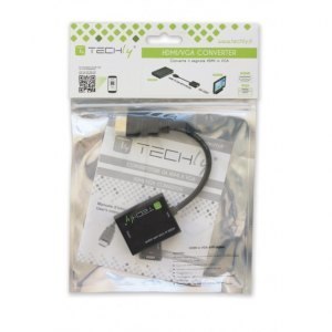 Konwerter TECHLY 306493 HDMI - VGA/Audio Konwerter TECHLY 306493 HDMI - VGA/Audio
