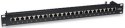 Patchpanel 19 cali, 24 porty, STP kat.5e czarny Patchpanel 19 cali, 24 porty, STP kat.5e czarny