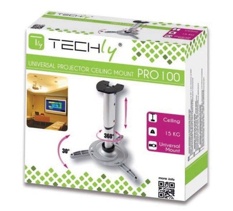 Uchwyt do projektora TECHLY 301559 (15 kg/297 - 370mm) Uchwyt do projektora TECHLY 301559 (15 kg/297 - 370mm)