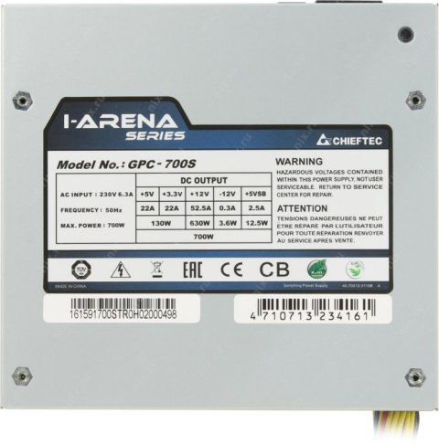 Zasilacz PC CHIEFTEC 700W GPC-700S Zasilacz PC CHIEFTEC 700W GPC-700S