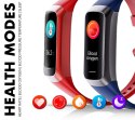 Smartband Damski RUBICON RNCF05 Rose Gold/Berry SMARUB214 RUBICON