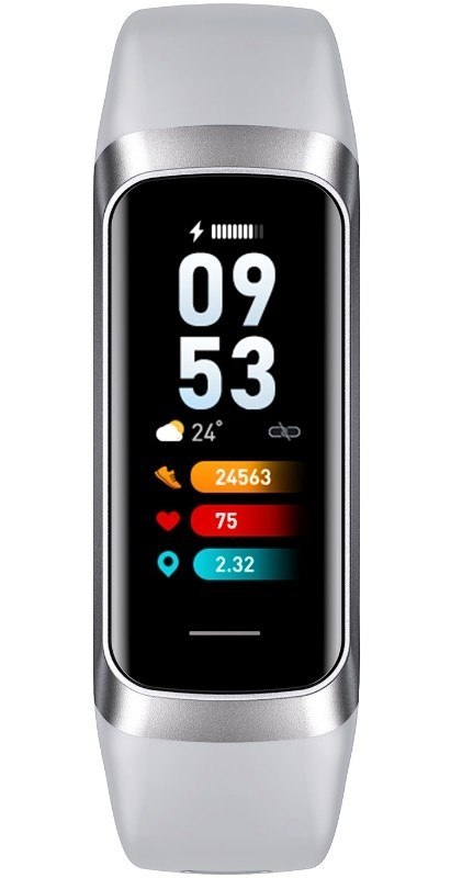 Smartband Damski RUBICON RNCF05 Silver/Grey SMARUB213 RUBICON Smartband Damski RUBICON RNCF05 Silver/Grey SMARUB213 RUBICON