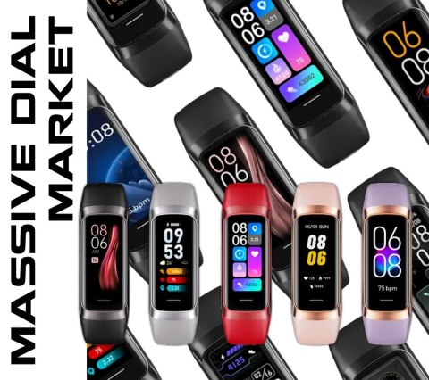 Smartband Damski RUBICON RNCF05 Silver/Grey SMARUB213 RUBICON Smartband Damski RUBICON RNCF05 Silver/Grey SMARUB213 RUBICON