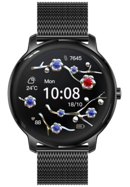 Smartwatch Damski RUBICON RNBE66 Black SMARUB124 RUBICON