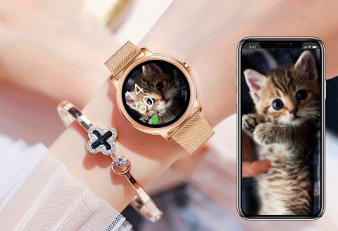 Smartwatch Damski RUBICON RNBE66 Black SMARUB124 RUBICON Smartwatch Damski RUBICON RNBE66 Black SMARUB124 RUBICON