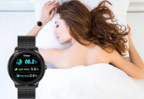 Smartwatch Damski RUBICON RNBE66 Black SMARUB124 RUBICON Smartwatch Damski RUBICON RNBE66 Black SMARUB124 RUBICON