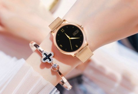 Smartwatch Damski RUBICON RNBE66 Black SMARUB124 RUBICON Smartwatch Damski RUBICON RNBE66 Black SMARUB124 RUBICON