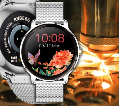 Smartwatch Damski RUBICON RNBE66 Silver SMARUB123 RUBICON Smartwatch Damski RUBICON RNBE66 Silver SMARUB123 RUBICON
