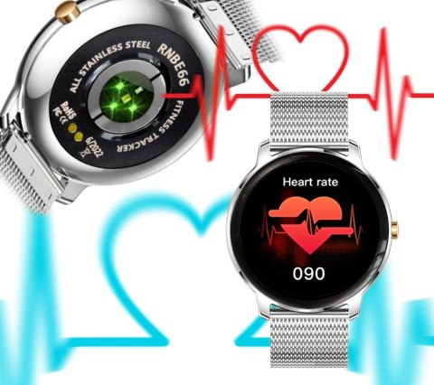 Smartwatch Damski RUBICON RNBE66 Silver SMARUB123 RUBICON Smartwatch Damski RUBICON RNBE66 Silver SMARUB123 RUBICON