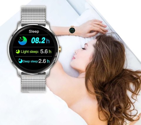 Smartwatch Damski RUBICON RNBE66 Silver SMARUB123 RUBICON Smartwatch Damski RUBICON RNBE66 Silver SMARUB123 RUBICON