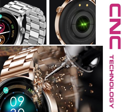Smartwatch Damski RUBICON RNCE81 Rose Gold SMARUB131 RUBICON Smartwatch Damski RUBICON RNCE81 Rose Gold SMARUB131 RUBICON