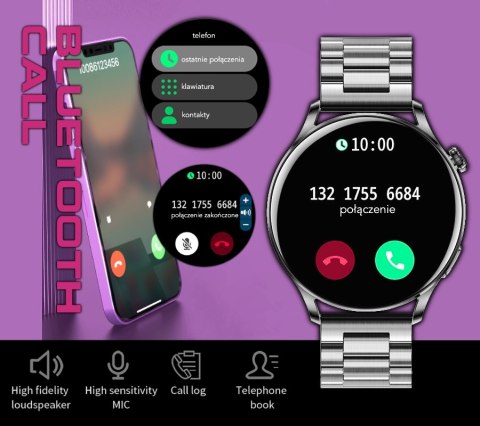 Smartwatch Damski RUBICON RNCE81 Rose Gold SMARUB131 RUBICON Smartwatch Damski RUBICON RNCE81 Rose Gold SMARUB131 RUBICON