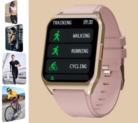 Smartwatch Damski RUBICON RNCE89 Gold Rose SMARUB163 RUBICON Smartwatch Damski RUBICON RNCE89 Gold Rose SMARUB163 RUBICON