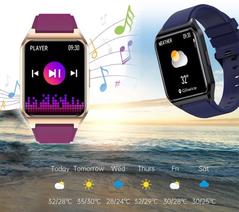 Smartwatch Damski RUBICON RNCE89 Gold Rose SMARUB163 RUBICON Smartwatch Damski RUBICON RNCE89 Gold Rose SMARUB163 RUBICON