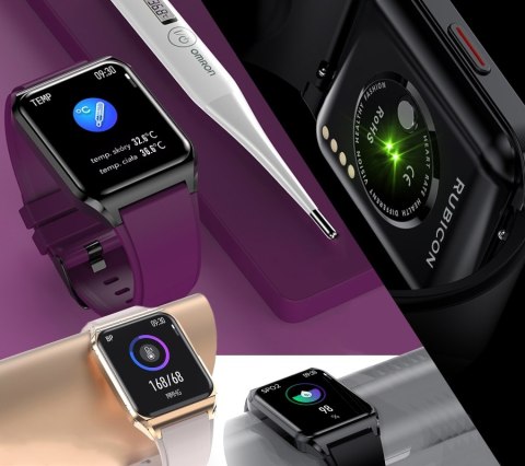 Smartwatch Damski RUBICON RNCE89 Gold Rose SMARUB163 RUBICON Smartwatch Damski RUBICON RNCE89 Gold Rose SMARUB163 RUBICON