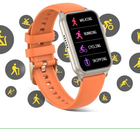 Smartwatch Damski RUBICON RNCF06 Rose Gold/Pink SMARUB223 RUBICON Smartwatch Damski RUBICON RNCF06 Rose Gold/Pink SMARUB223 RUBICON