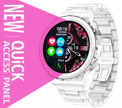 Smartwatch Damski Rubicon RNCE92 PRO White/2 x Pasek SMARUB171 RUBICON Smartwatch Damski Rubicon RNCE92 PRO White/2 x Pasek SMARUB171 RUBICON