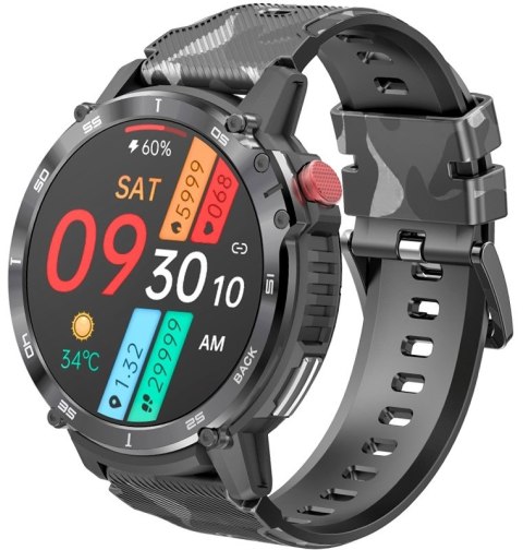 Smartwatch Męski RUBICON RNCF08 Black/Moro SMARUB232 RUBICON Smartwatch Męski RUBICON RNCF08 Black/Moro SMARUB232 RUBICON