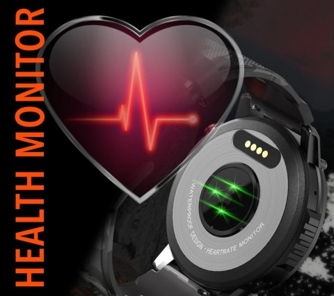 Smartwatch Męski RUBICON RNCF08 Black/Moro SMARUB232 RUBICON Smartwatch Męski RUBICON RNCF08 Black/Moro SMARUB232 RUBICON