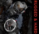 Smartwatch Męski RUBICON RNCF08 Black/Moro SMARUB232 RUBICON