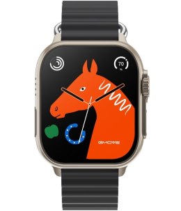 Smartwatch Męski RUBICON RNCF17 Tytan/Black SMARUB268 RUBICON