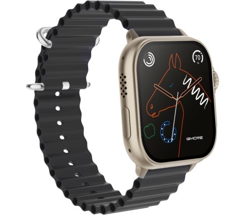 Smartwatch Męski RUBICON RNCF17 Tytan/Black SMARUB268 RUBICON Smartwatch Męski RUBICON RNCF17 Tytan/Black SMARUB268 RUBICON