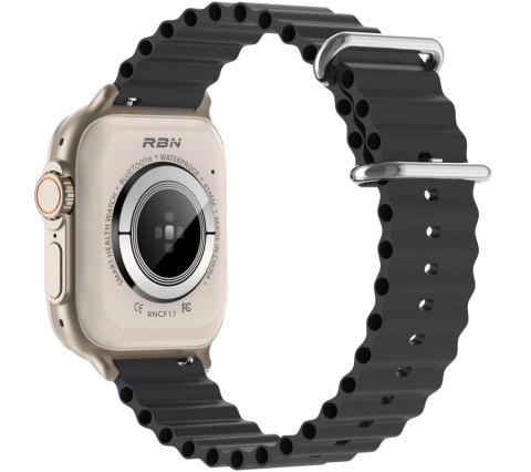 Smartwatch Męski RUBICON RNCF17 Tytan/Black SMARUB268 RUBICON Smartwatch Męski RUBICON RNCF17 Tytan/Black SMARUB268 RUBICON