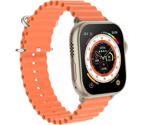 Smartwatch Męski RUBICON RNCF17 Tytan/Orange SMARUB269 RUBICON Smartwatch Męski RUBICON RNCF17 Tytan/Orange SMARUB269 RUBICON